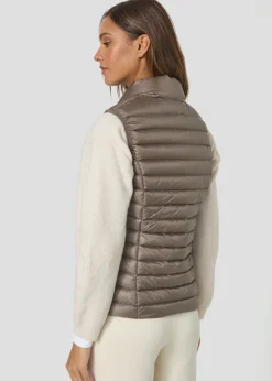Doudoune légère sans manches Taupe Seda