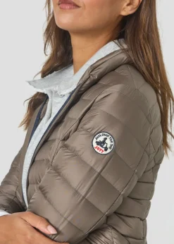 Doudoune légère Taupe Cha