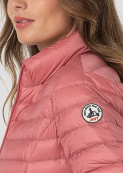 Doudoune légère Velours rose Cha