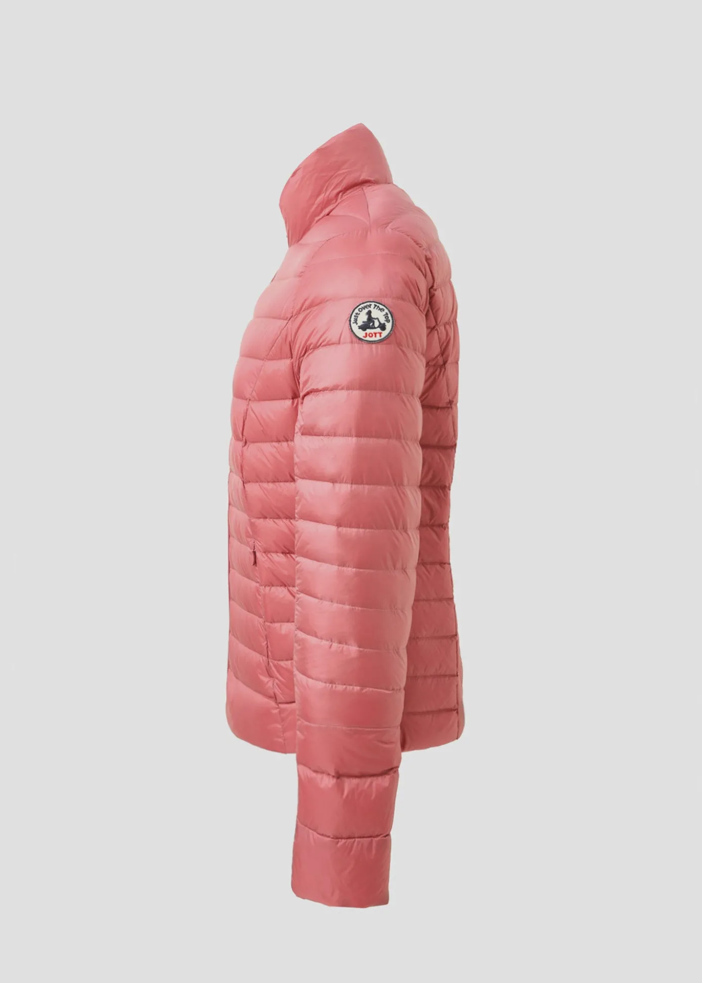 Doudoune légère Velours rose Cha