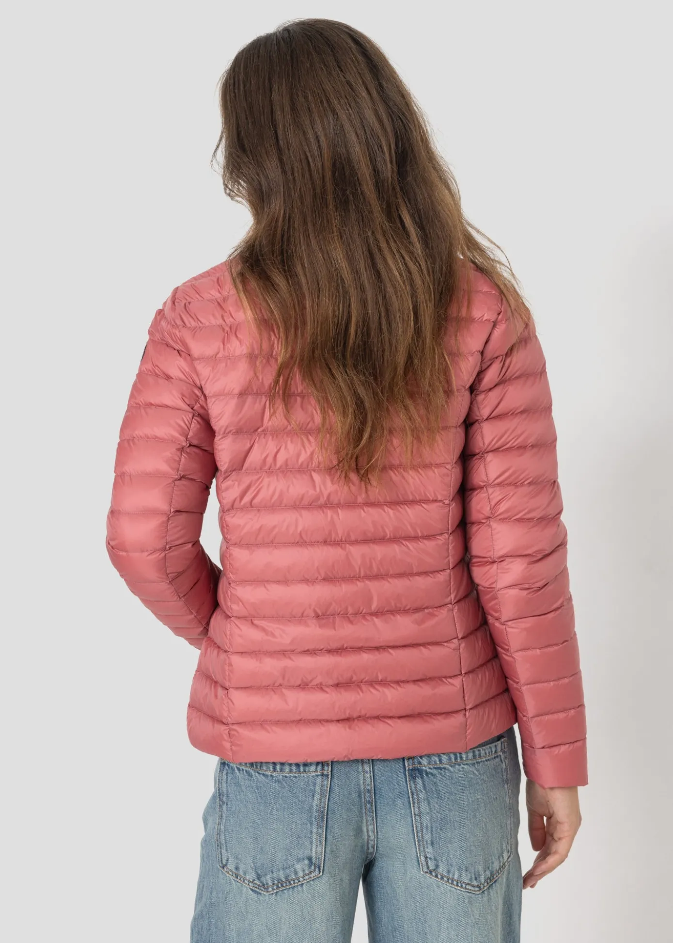 Doudoune légère Velours rose Cha