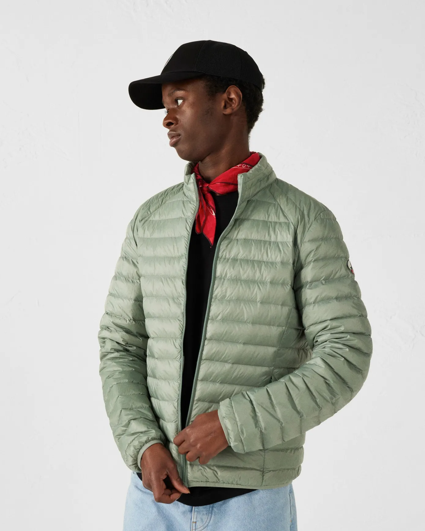 Doudoune légère Vert minéral Mat