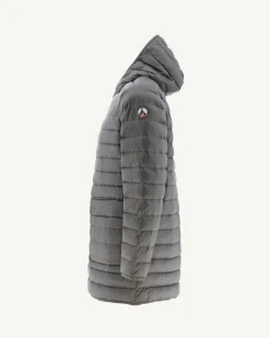 Doudoune longue Anthracite Luc