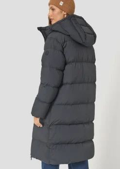 Doudoune longue oversize Noir Mikkeli