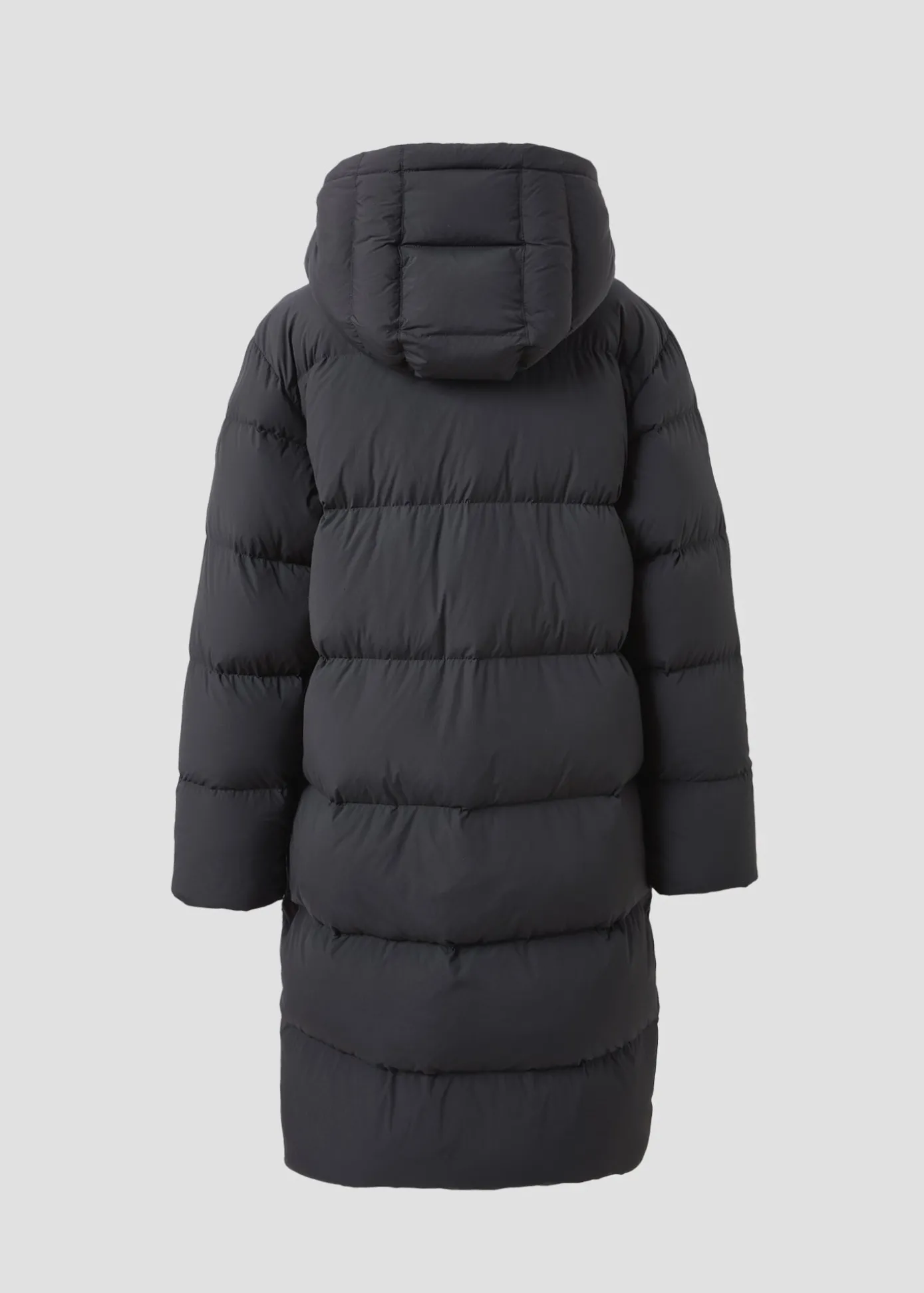 Doudoune longue oversize Noir Mikkeli
