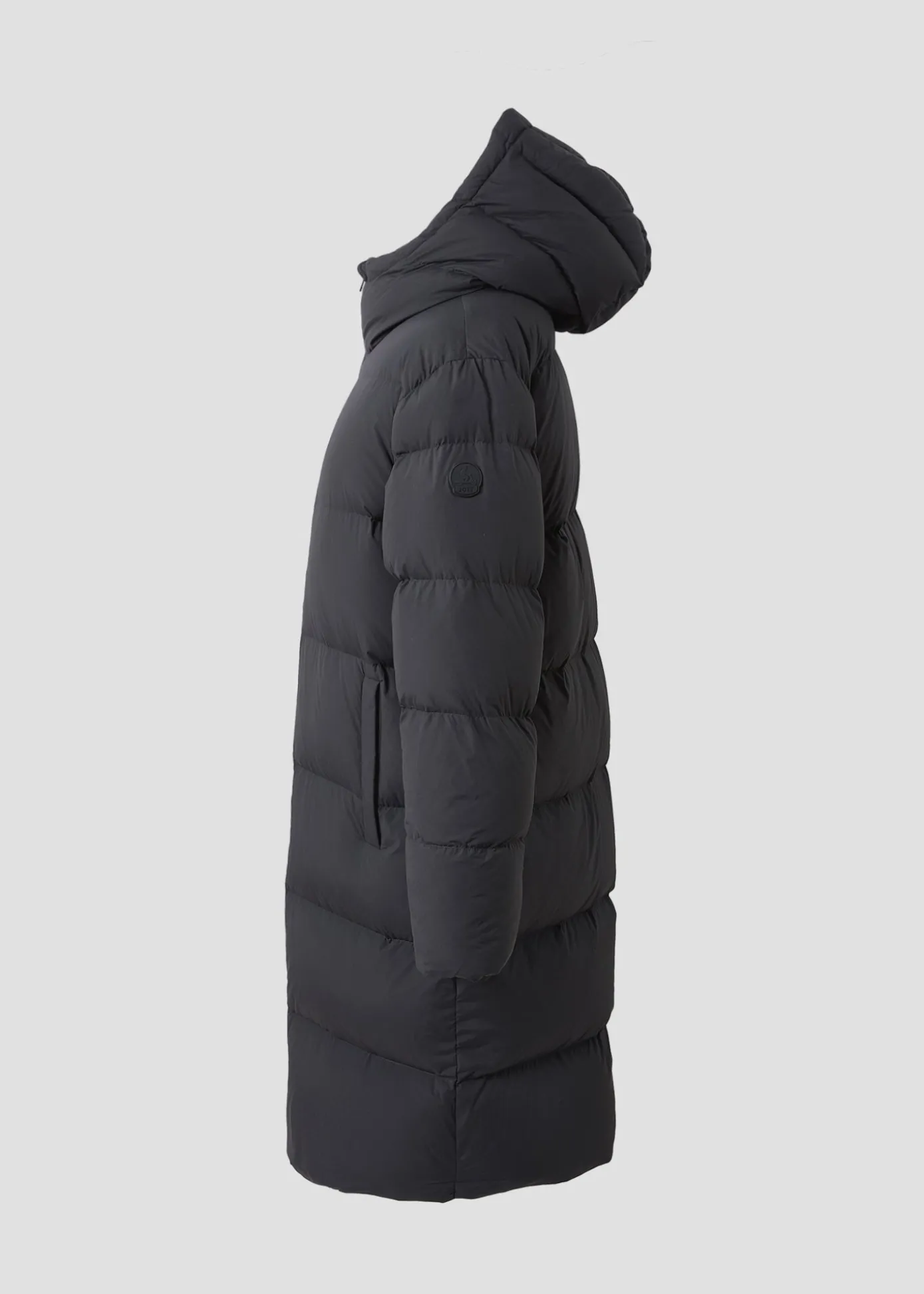 Doudoune longue oversize Noir Mikkeli