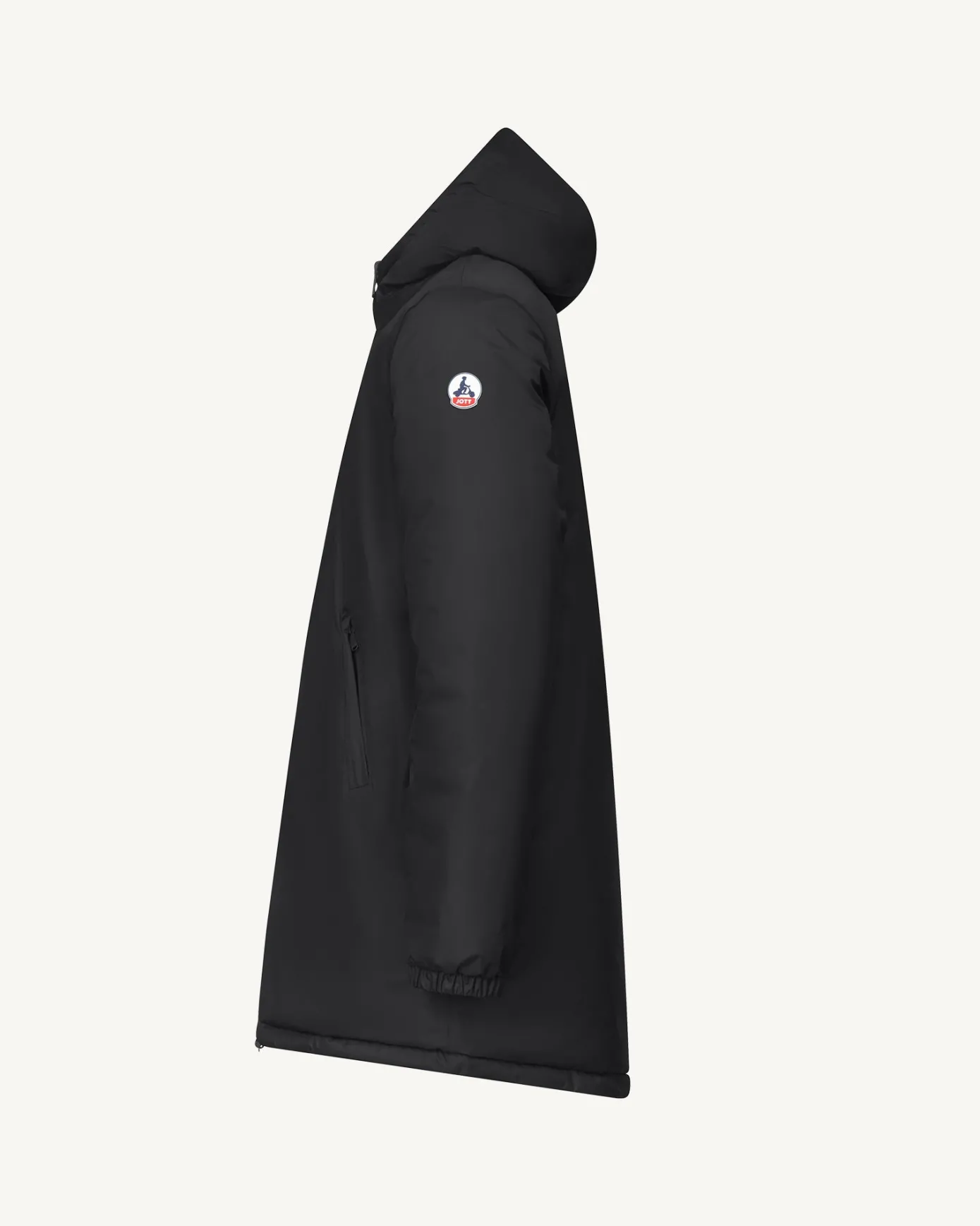 Doudoune longue réversible à capuche Noir Amsterdam 2.0