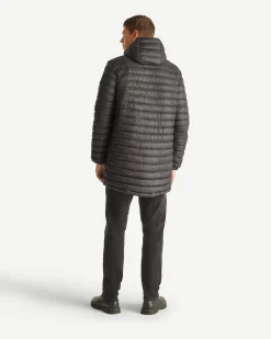 Doudoune longue réversible à capuche Noir Amsterdam 2.0