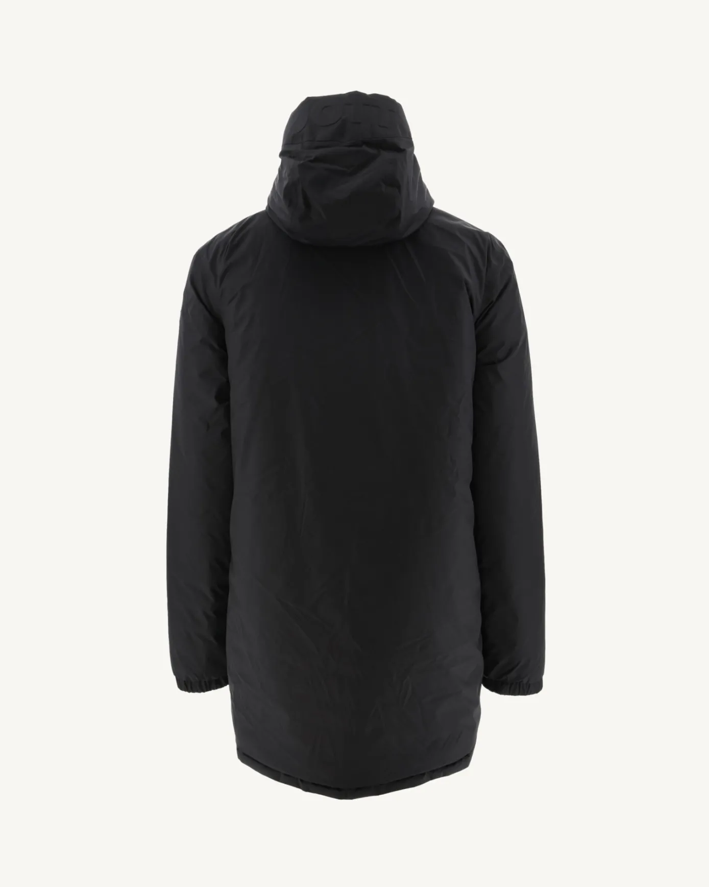Doudoune longue réversible à capuche Noir Amsterdam