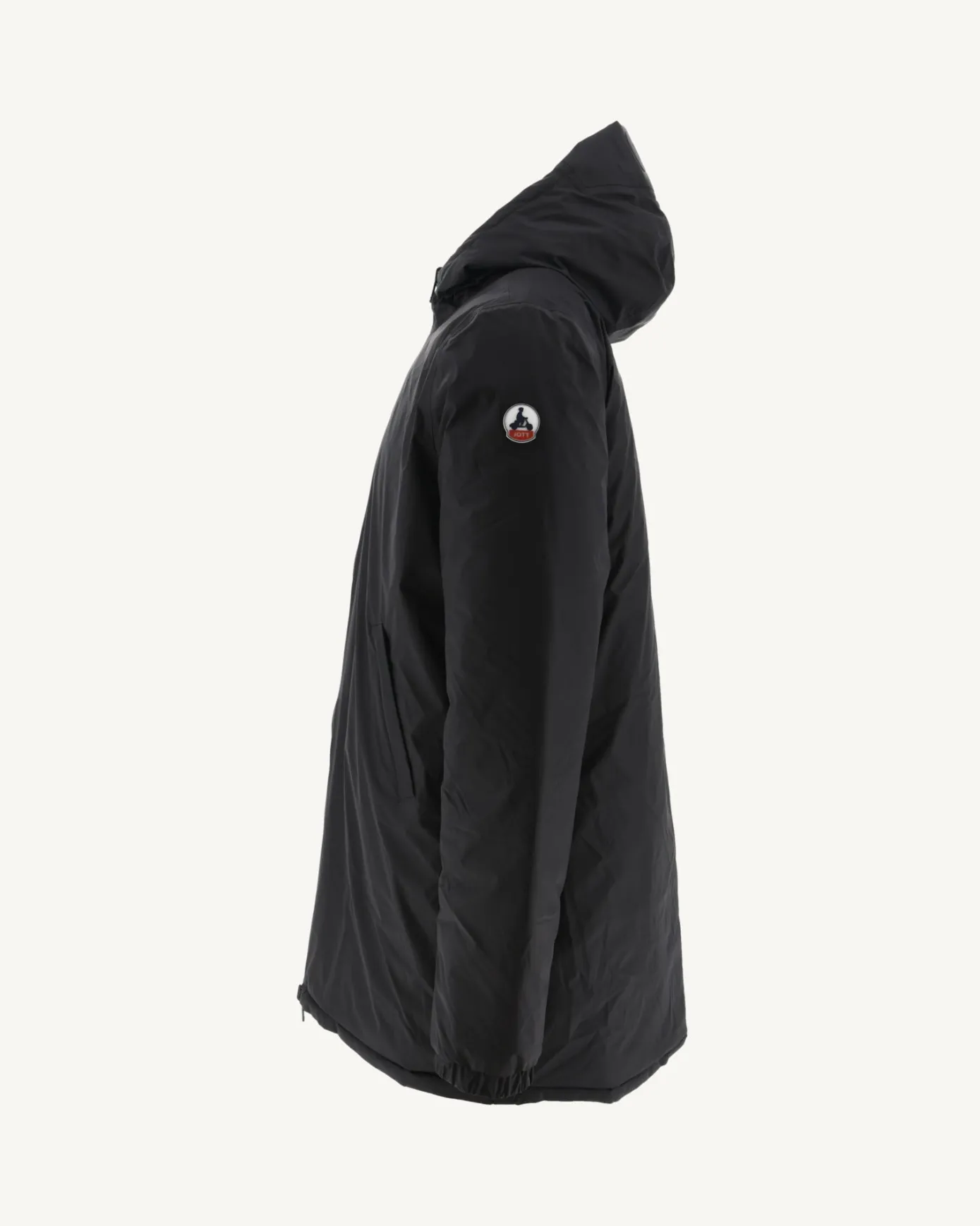 Doudoune longue réversible à capuche Noir Amsterdam