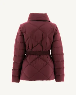 Doudoune manches amovibles Aubergine Anita
