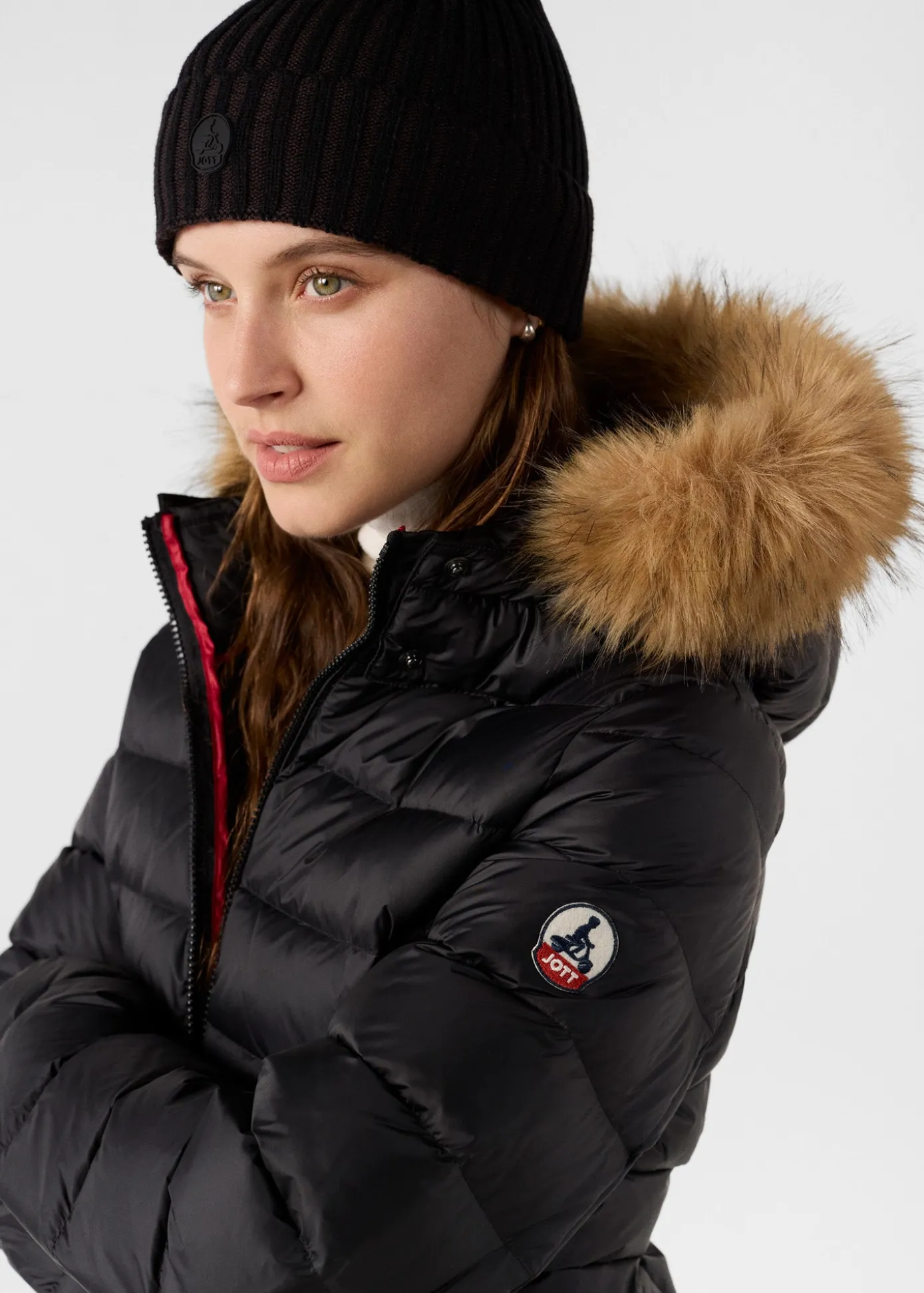 Doudoune mi-longue Grand Froid Noir Perle