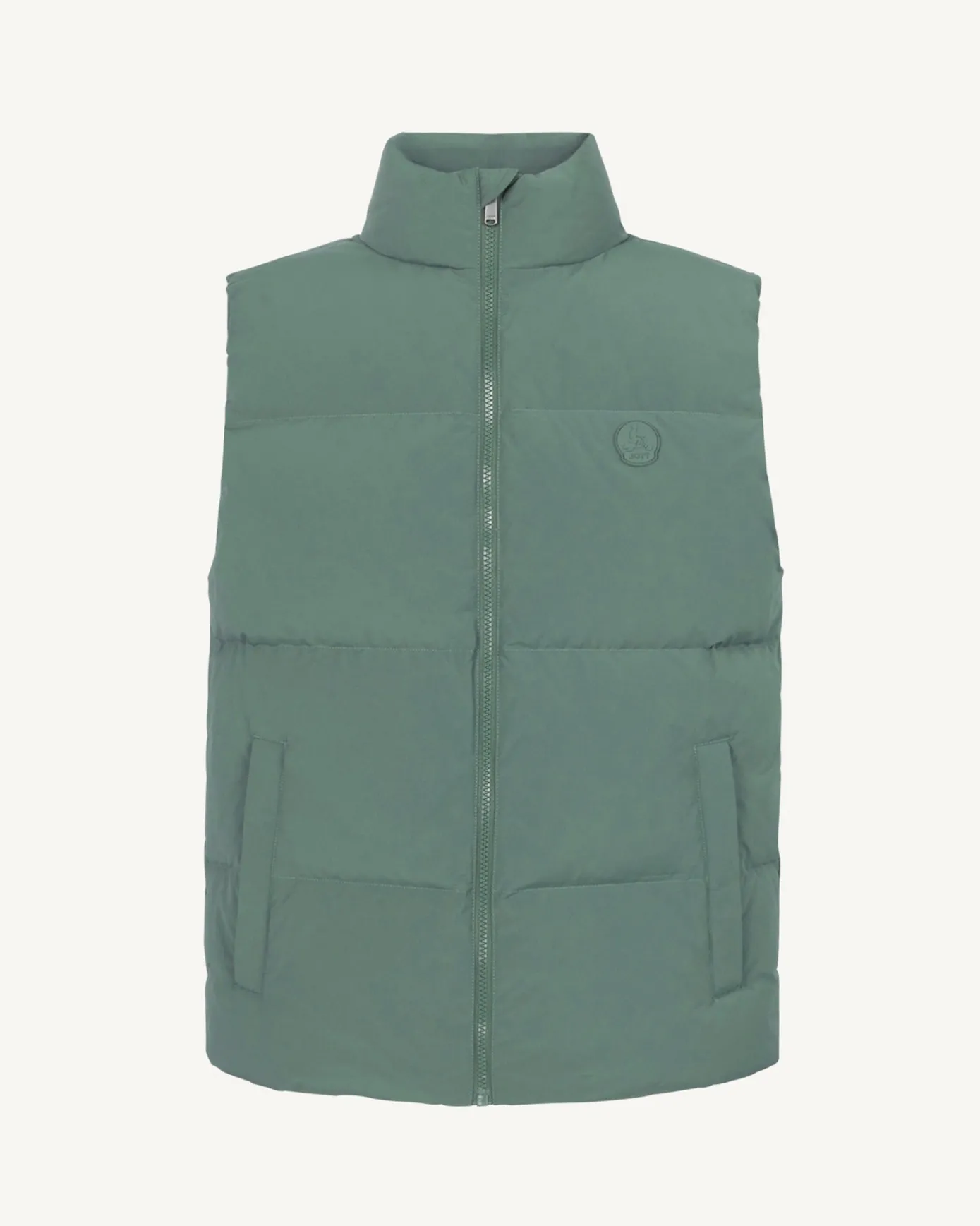 Doudoune mixte sans manches esprit 'Puffer' Vert céladon Nagano