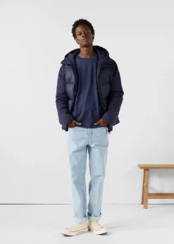 Doudoune puffer bi-matière Marine Thunder