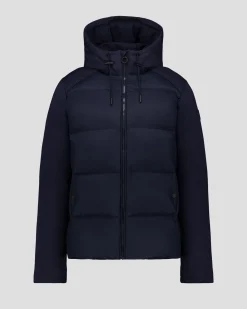 Doudoune puffer bi-matière Marine Thunder