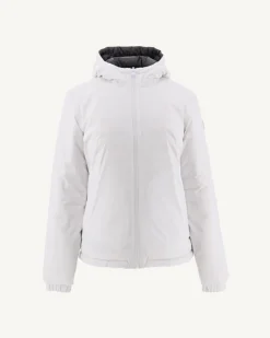 Doudoune réversible à capuche Blanc/Anthracite Vienne