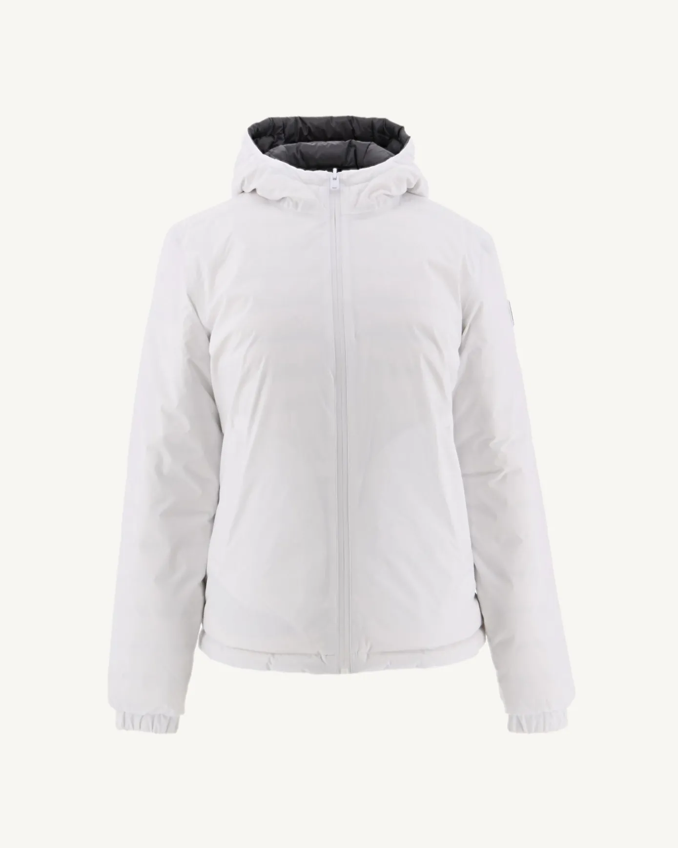 Doudoune réversible à capuche Blanc/Anthracite Vienne