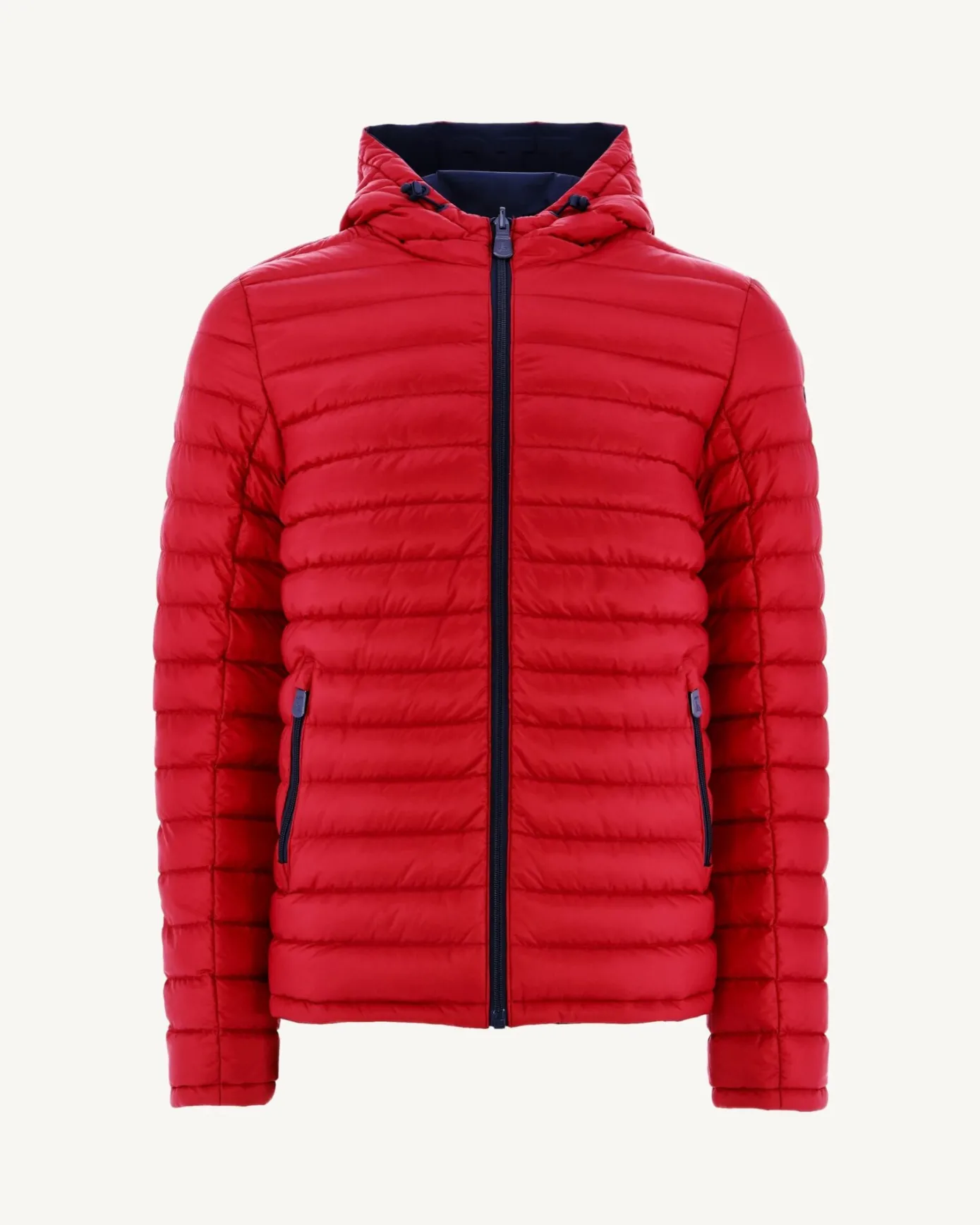 Doudoune réversible à capuche Marine/Rouge Bergen