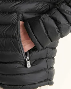 Doudoune réversible à capuche Noir Bergen