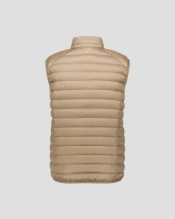 Doudoune sans manches Beige Tom
