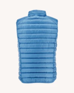 Doudoune sans manches Bleu denim Tom