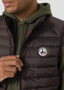 Doudoune sans manches Café noir Tom