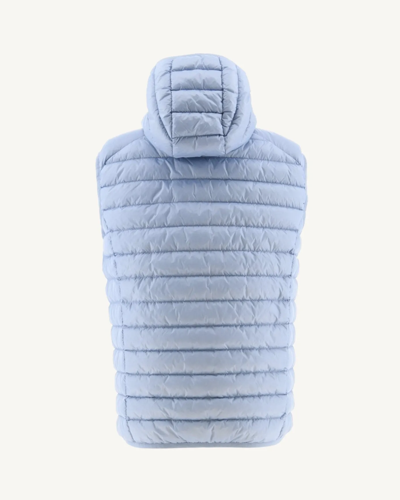 Doudoune sans manches à capuche Bleu clair Pat
