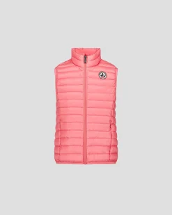 Doudoune sans manches enfant Vibrant pink Zoe