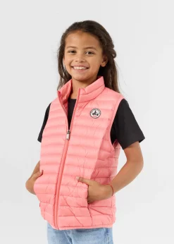 Doudoune sans manches enfant Vibrant pink Zoe
