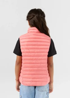 Doudoune sans manches enfant Vibrant pink Zoe