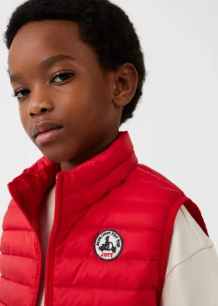 Doudoune sans manches enfant Rouge carmin Zoe