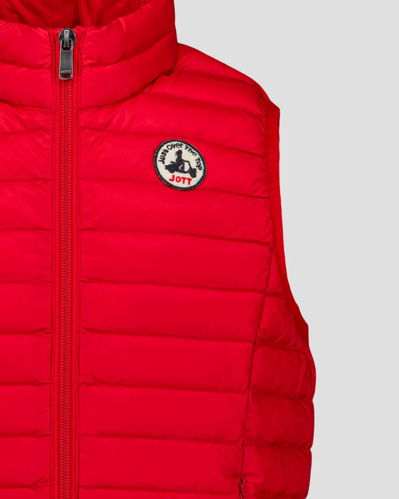 Doudoune sans manches enfant Rouge carmin Zoe