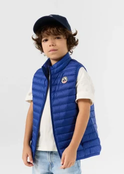 Doudoune sans manches enfant Bleu cobalt Zoe