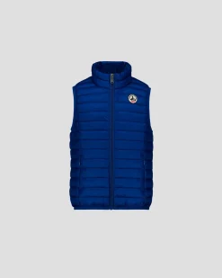 Doudoune sans manches enfant Bleu cobalt Zoe
