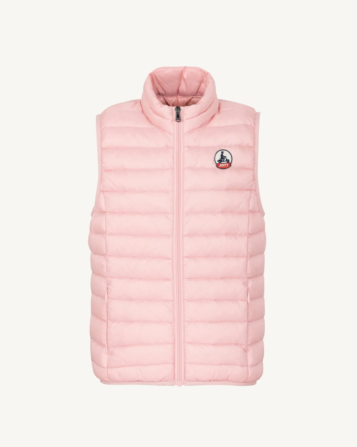 Doudoune sans manches enfant Rose pêche Zoe