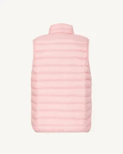 Doudoune sans manches enfant Rose pêche Zoe