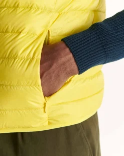 Doudoune sans manches Jaune or Tom