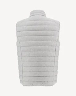 Doudoune sans manches jersey Gris chiné Tom