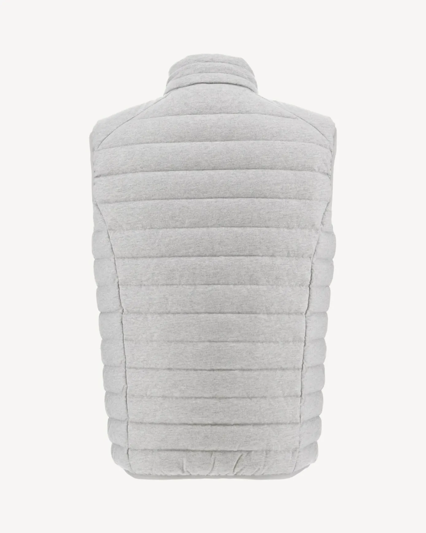 Doudoune sans manches jersey Gris chiné Tom