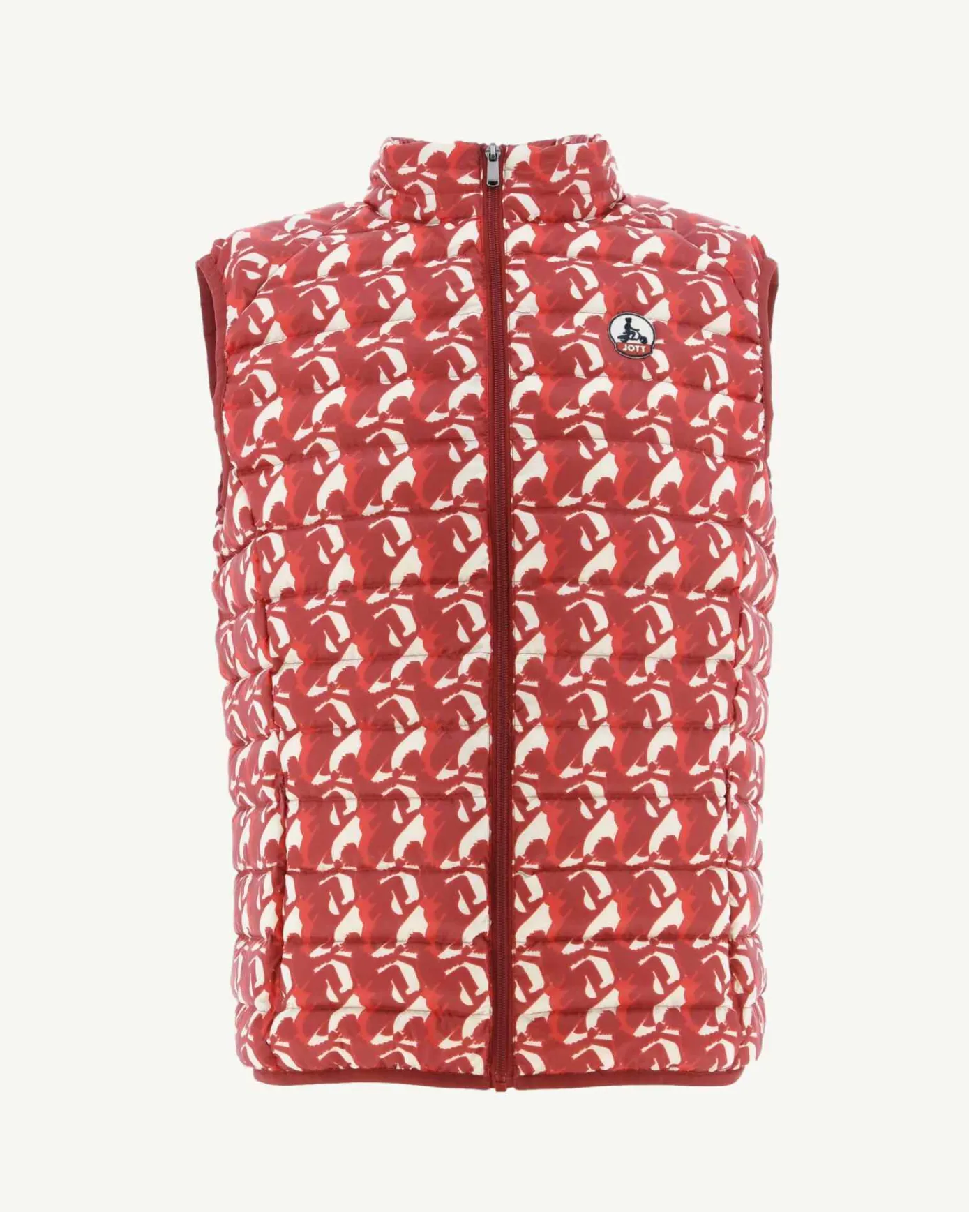 Doudoune sans manches Monogram rouge vif Tom