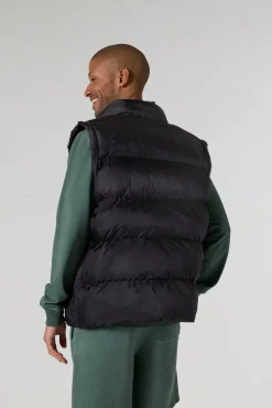 Doudoune sans manches oversize Noir Ezio