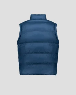 Doudoune sans manches oversize Bleu jeans Ezio