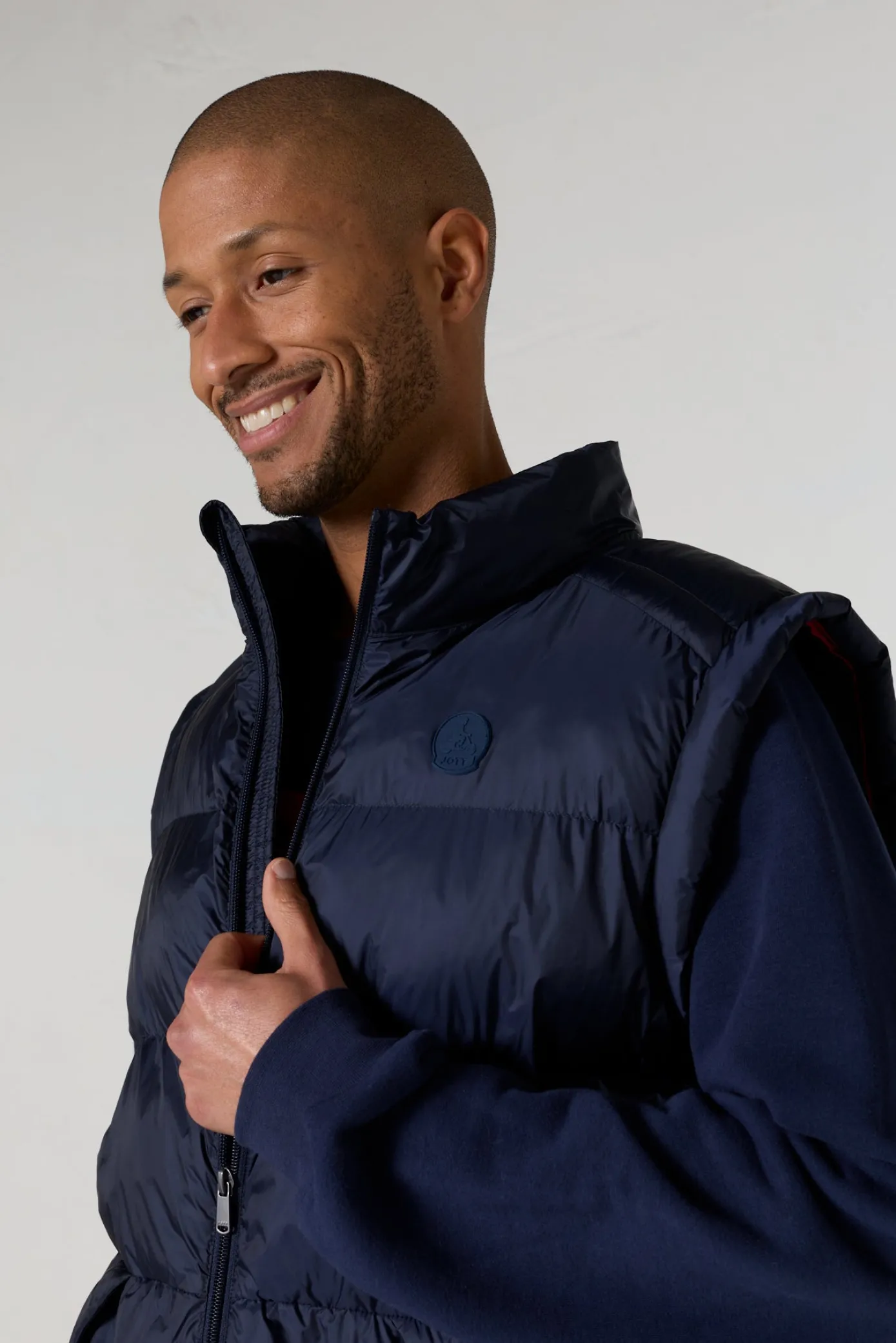 Doudoune sans manches oversize Marine Ezio