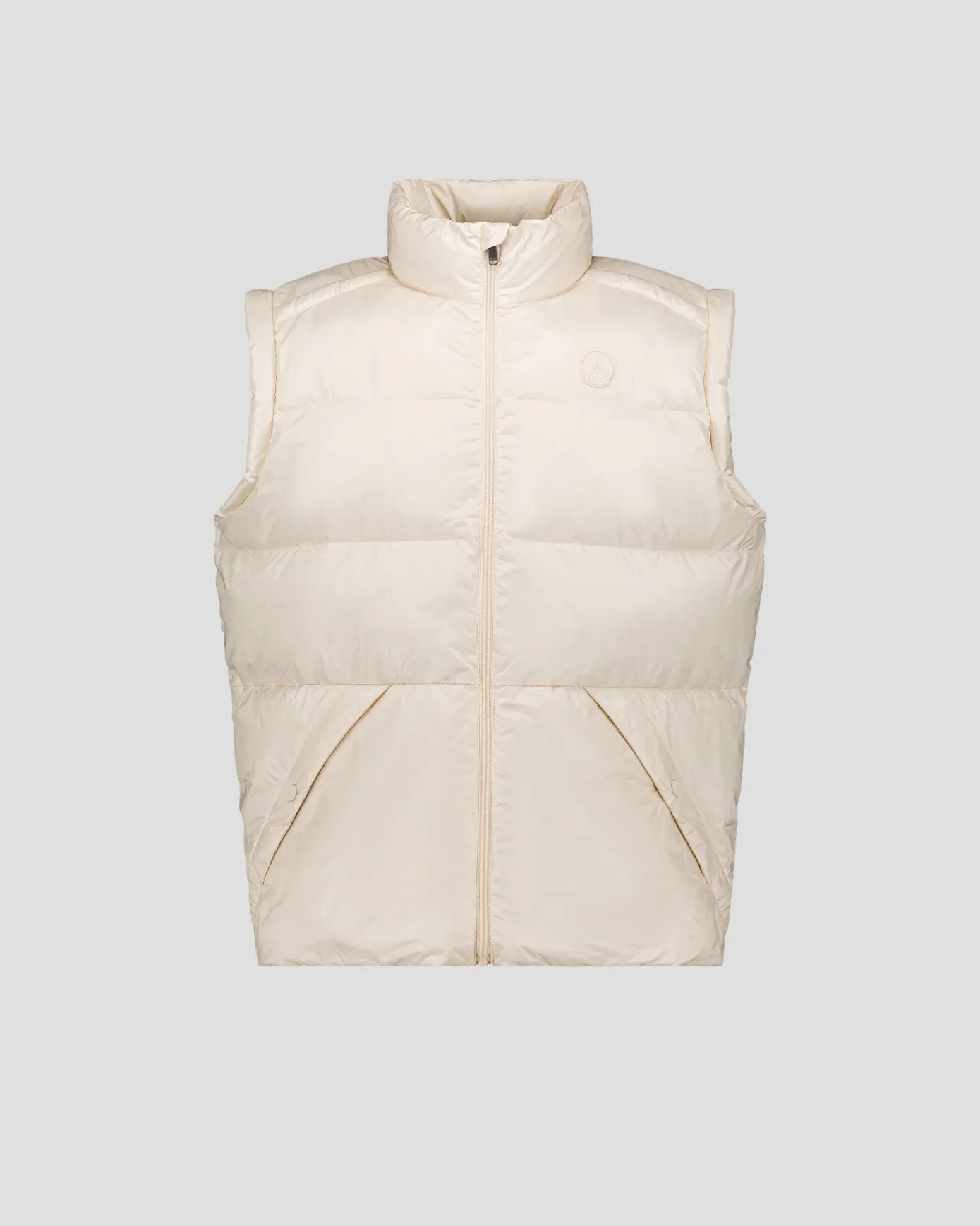 Doudoune sans manches oversize Naturel Ezio