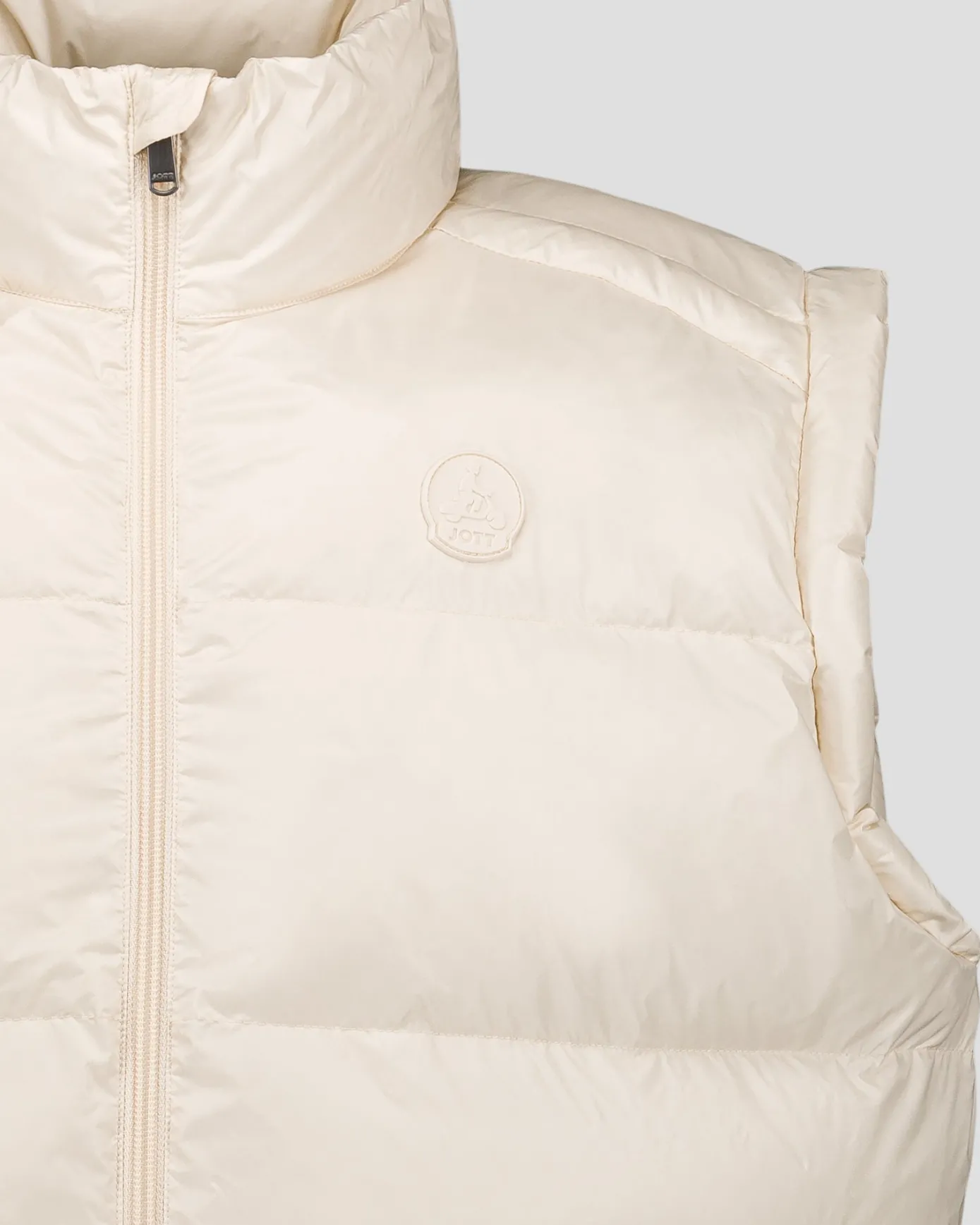 Doudoune sans manches oversize Naturel Ezio