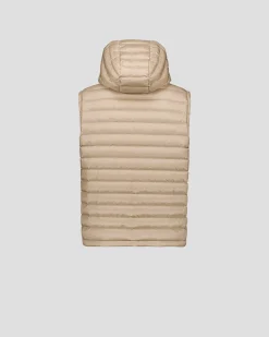 Doudoune sans manches réversible Blanc/Beige Laren