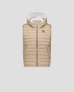 Doudoune sans manches réversible Blanc/Beige Laren