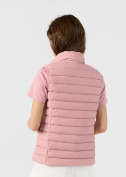 Doudoune sans manches stretch Rose antique Grenada