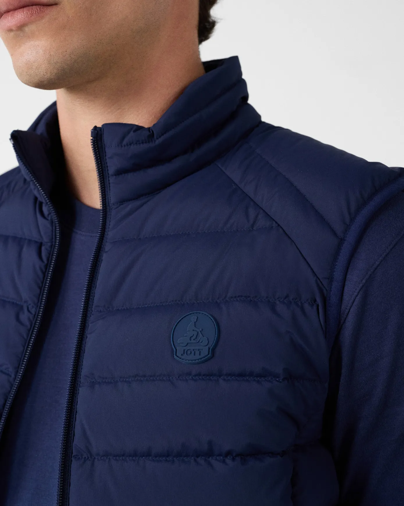 Doudoune sans manches stretch Marine Arafo