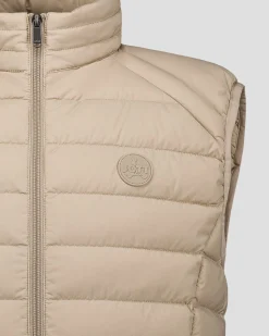 Doudoune sans manches stretch Beige Arafo